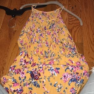 Yellow Floral Dress